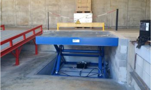 Tables élévatrices pour quai de chargement à Bordeaux
