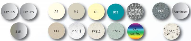 Sa large gamme de couleurs